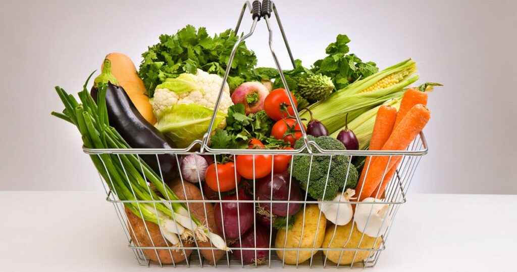 Fresh Veg In A Basket